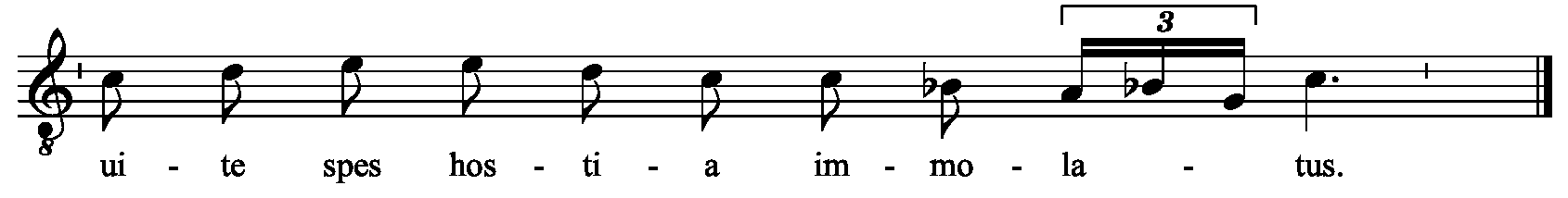 Refrain musical notation